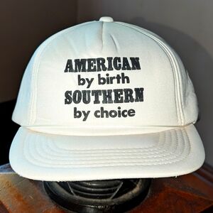 #Vintage #hat from the #70s for its age. Almost Perfect condition white/black